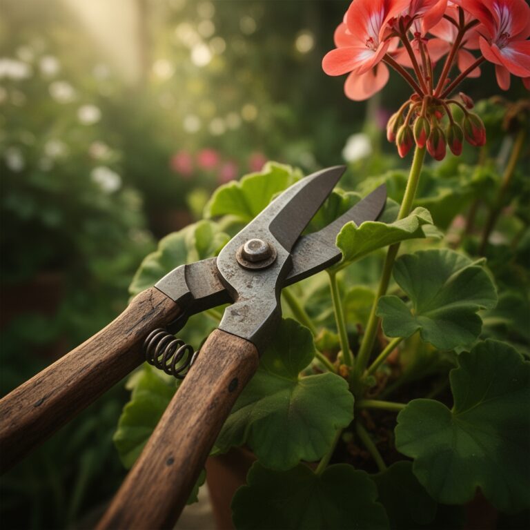 6 Blooming Steps to Prune Indoor Geraniums
