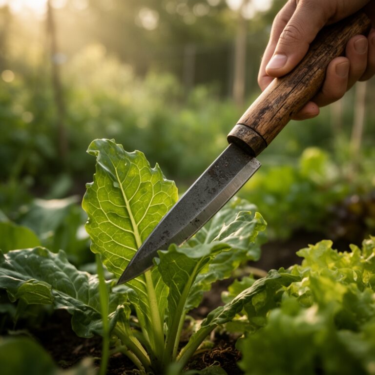 6 Management Steps: Using a Garden Knife for Precision Vegetable Weeding