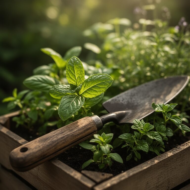 9 Spacing and Drainage Tips to Prepare a Crate Herb Garden
