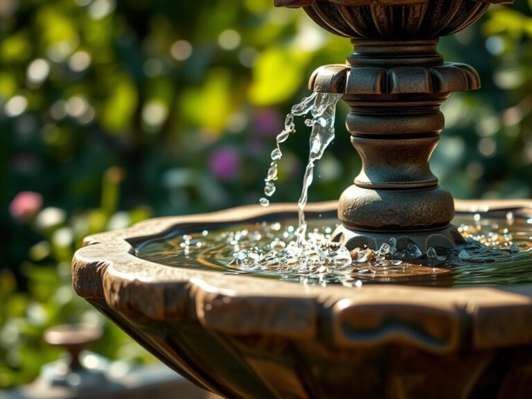 6 Steps to Install a Tiered Garden Fountain